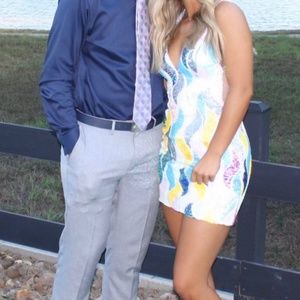 Johnathan Kayne Multicolor Mini Dress
